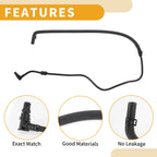 Radiator Hose for Mercedes-Benz R350 V251 (2006–2017) A2515010025 Rubber Black