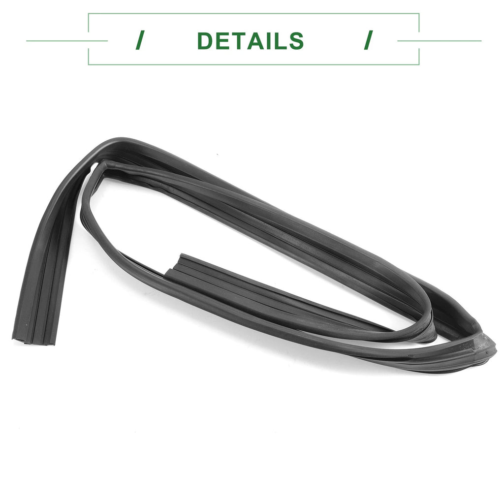 1Pc Rear Left Door Window Run Channel Seal Strip for Honda Fit (2007–2020) No.72775TF0003