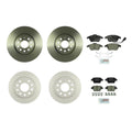 Disc Brake Pad & Rotor Kit for Volkswagen (311mm/252mm)