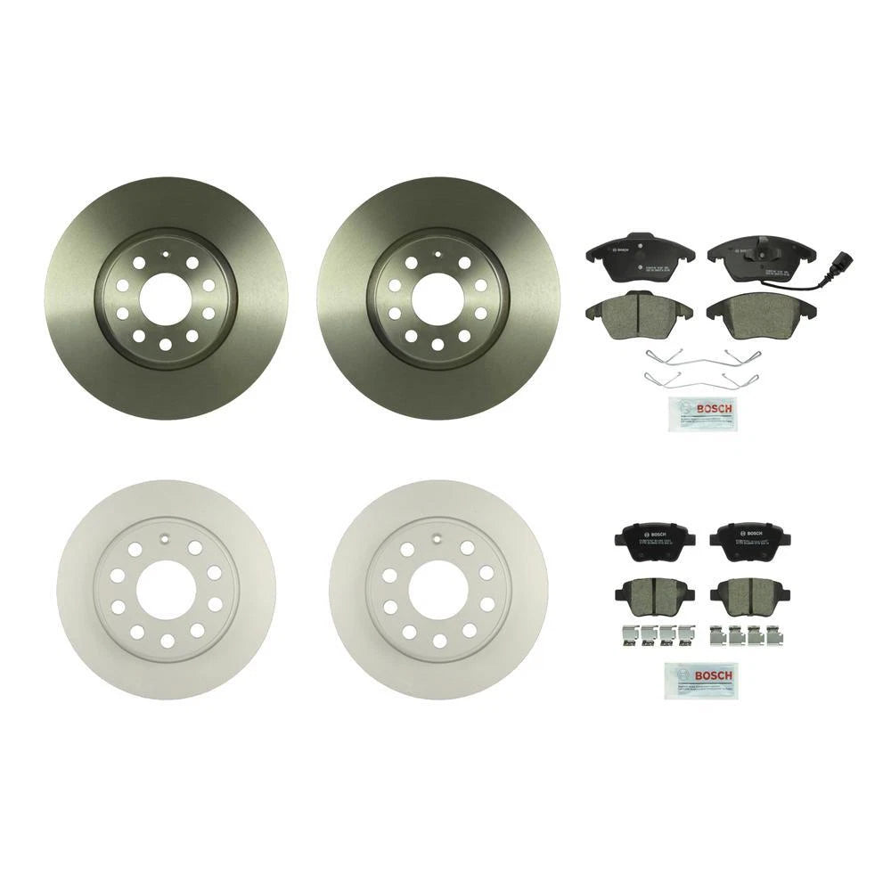 Disc Brake Pad & Rotor Kit for Volkswagen (311mm/252mm)
