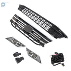 Front Upper Lower Grille + Fog Lights Kit for Honda Odyssey (2011–2014) HO1210138