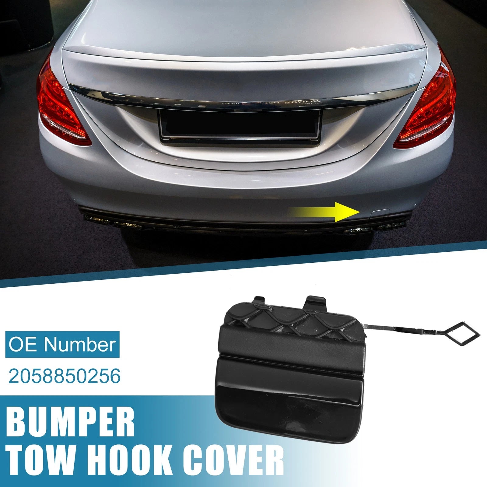 Tow Hook Cover for Mercedes-Benz (2058850256)
