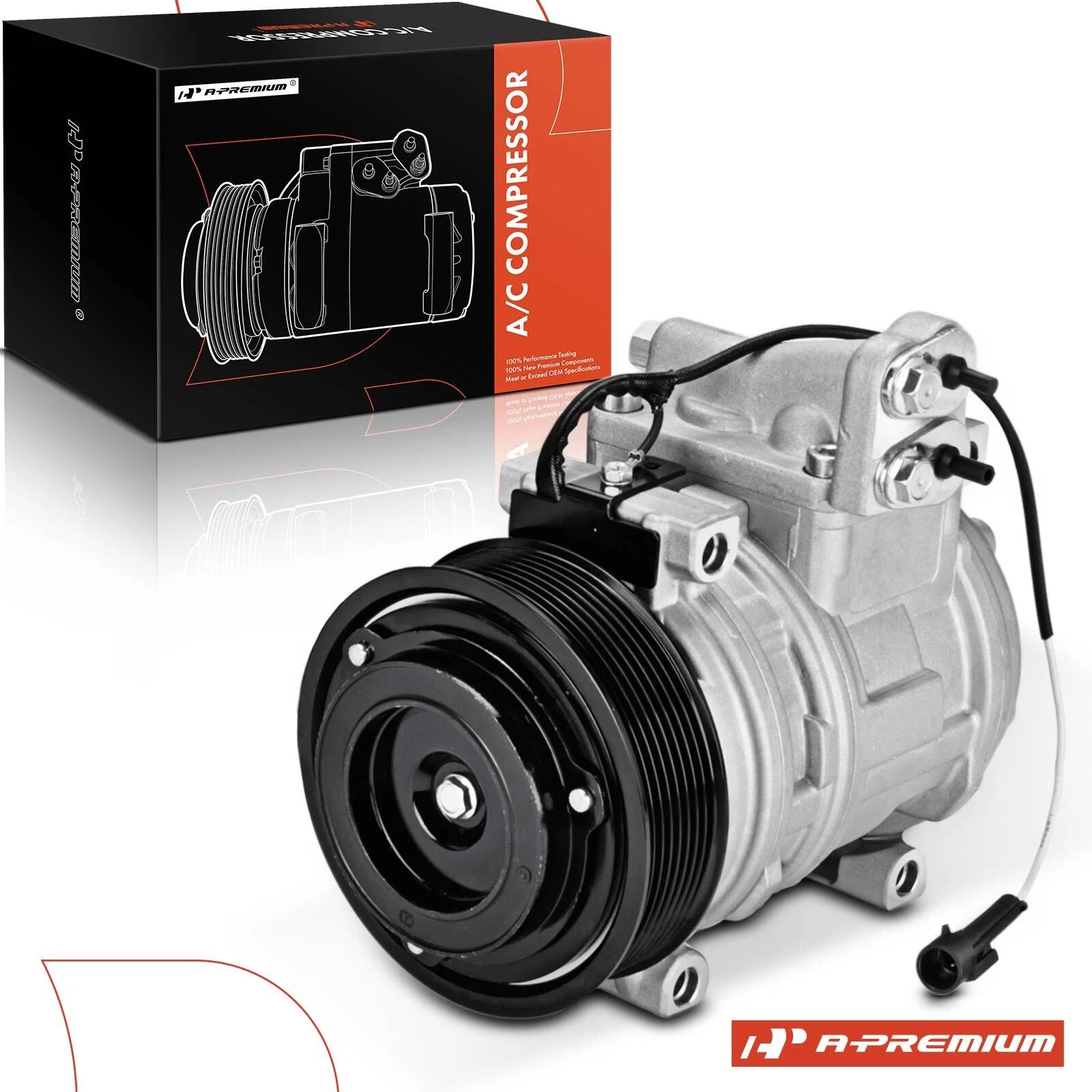 A/C Compressor with Clutch for Mercedes-Benz C300 C350 C400 (2008–2015)