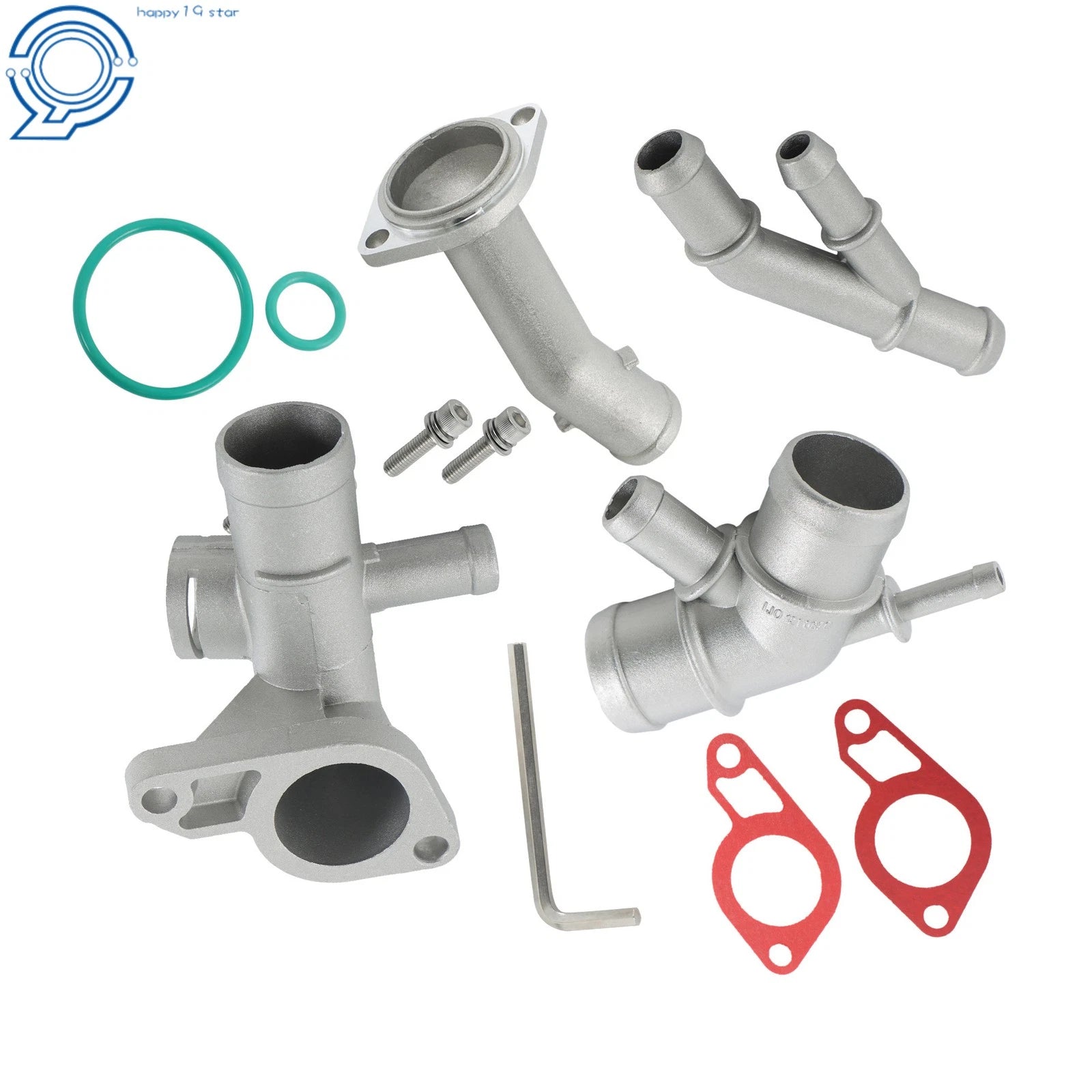 Cast Aluminum Coolant Kit for VW MK4 Golf Jetta GLI TT 1.8T (1999–2006)