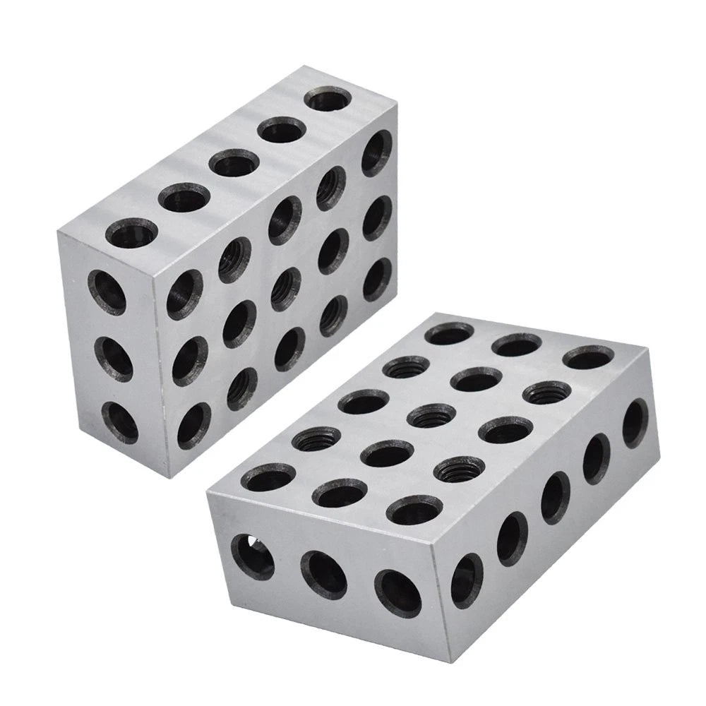 Matched Pair 2-4-6 Blocks for Machinist Precision 246 Jig (23 Holes)