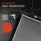 Aluminum Radiator for Subaru Impreza (2005–2007)