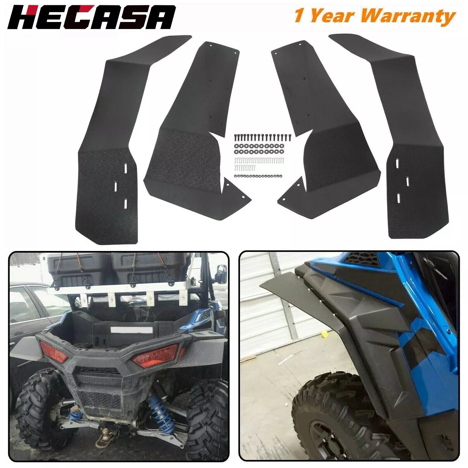 Mud Flaps for Polaris RZR S 900, RZR 4 900, RZR S 1000 (2015–2020)