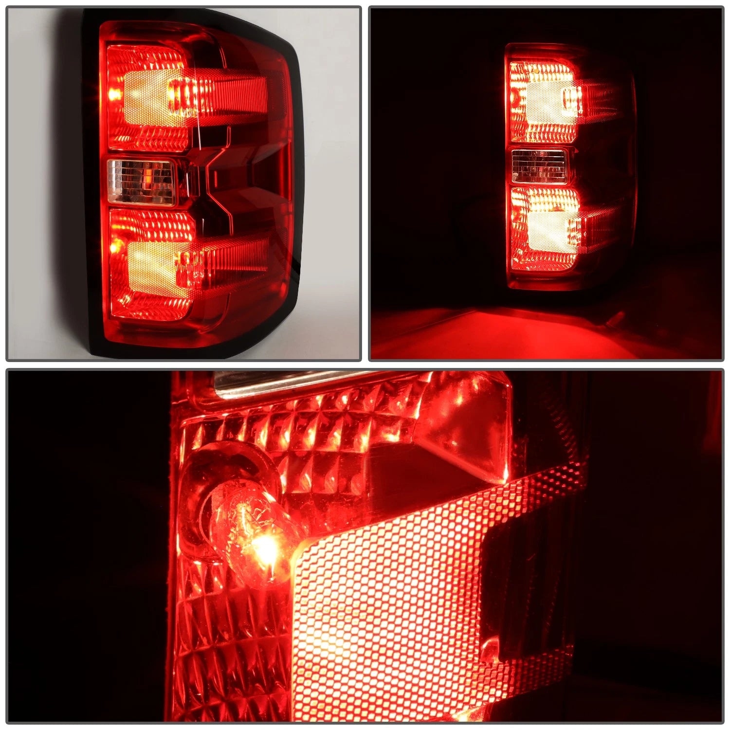 Right Side Tail Brake Light Lamp for Chevy Silverado GMC Sierra (2014–2019)