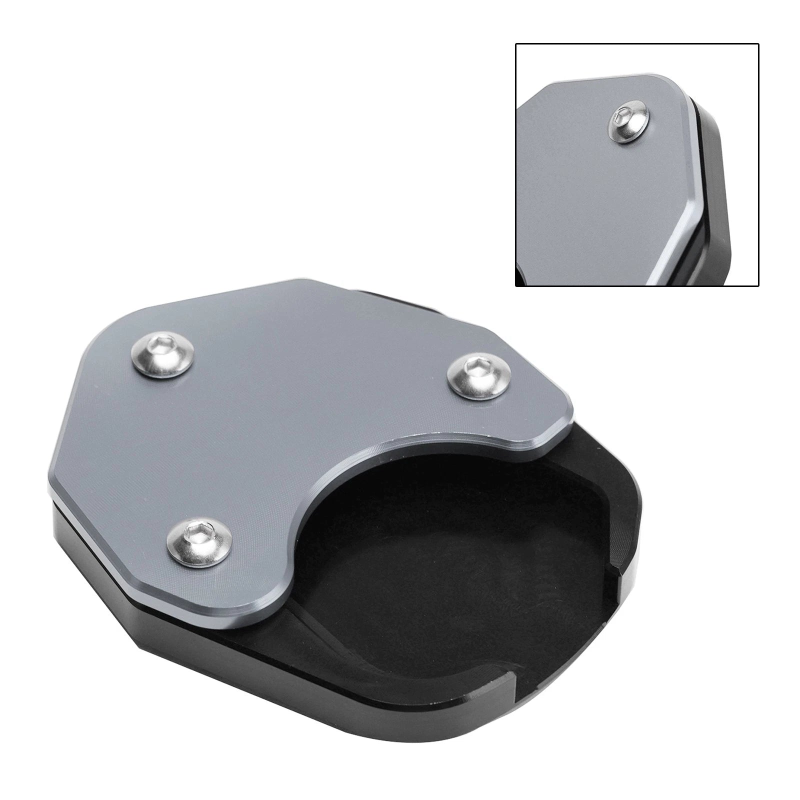 Kickstand Enlarger Plate Pad for Tiger Sport 660 (2022–2025) Titanium