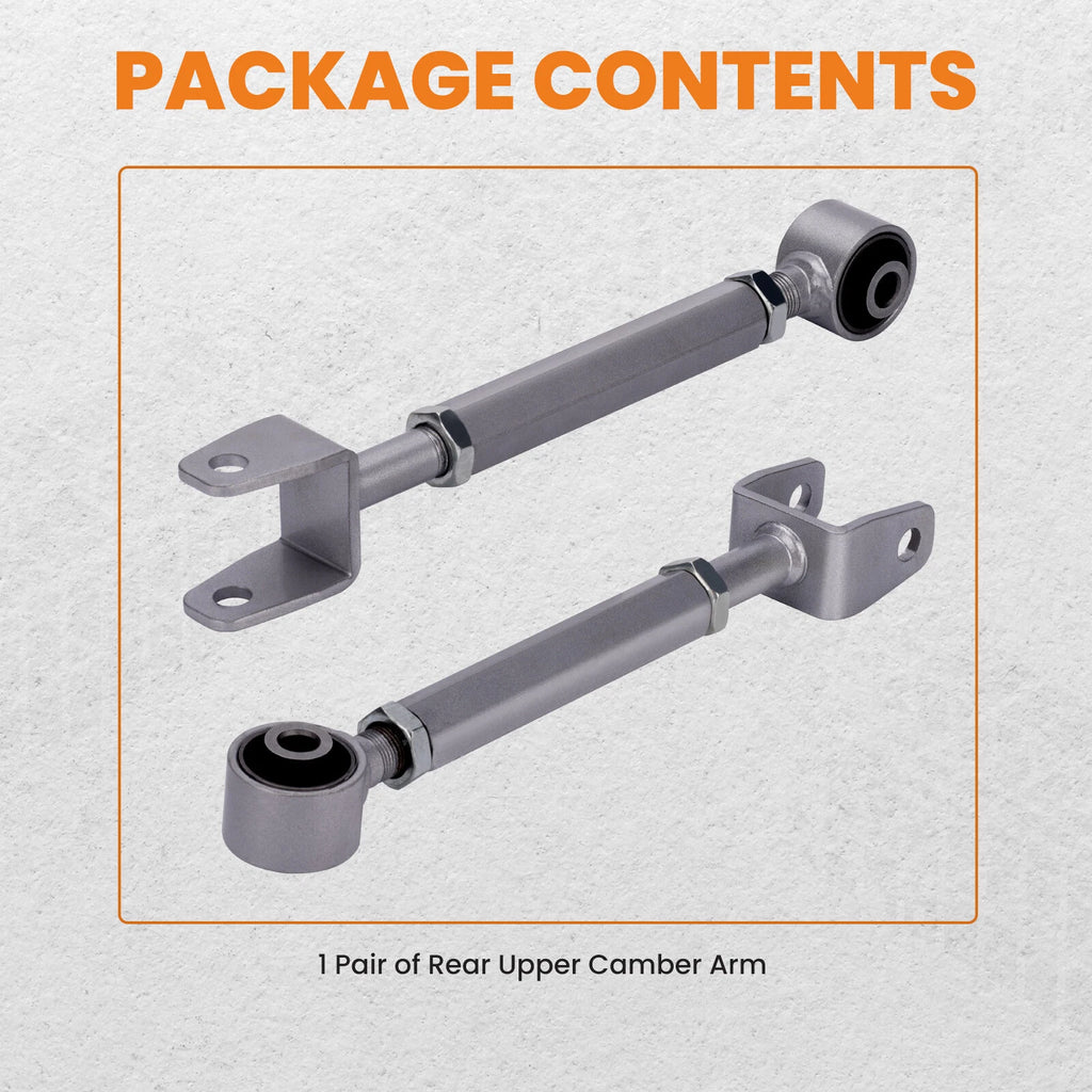 2Pcs Rear Upper Adjustable Camber Control Arm Kit for Chrysler Sebring (2007–2010)