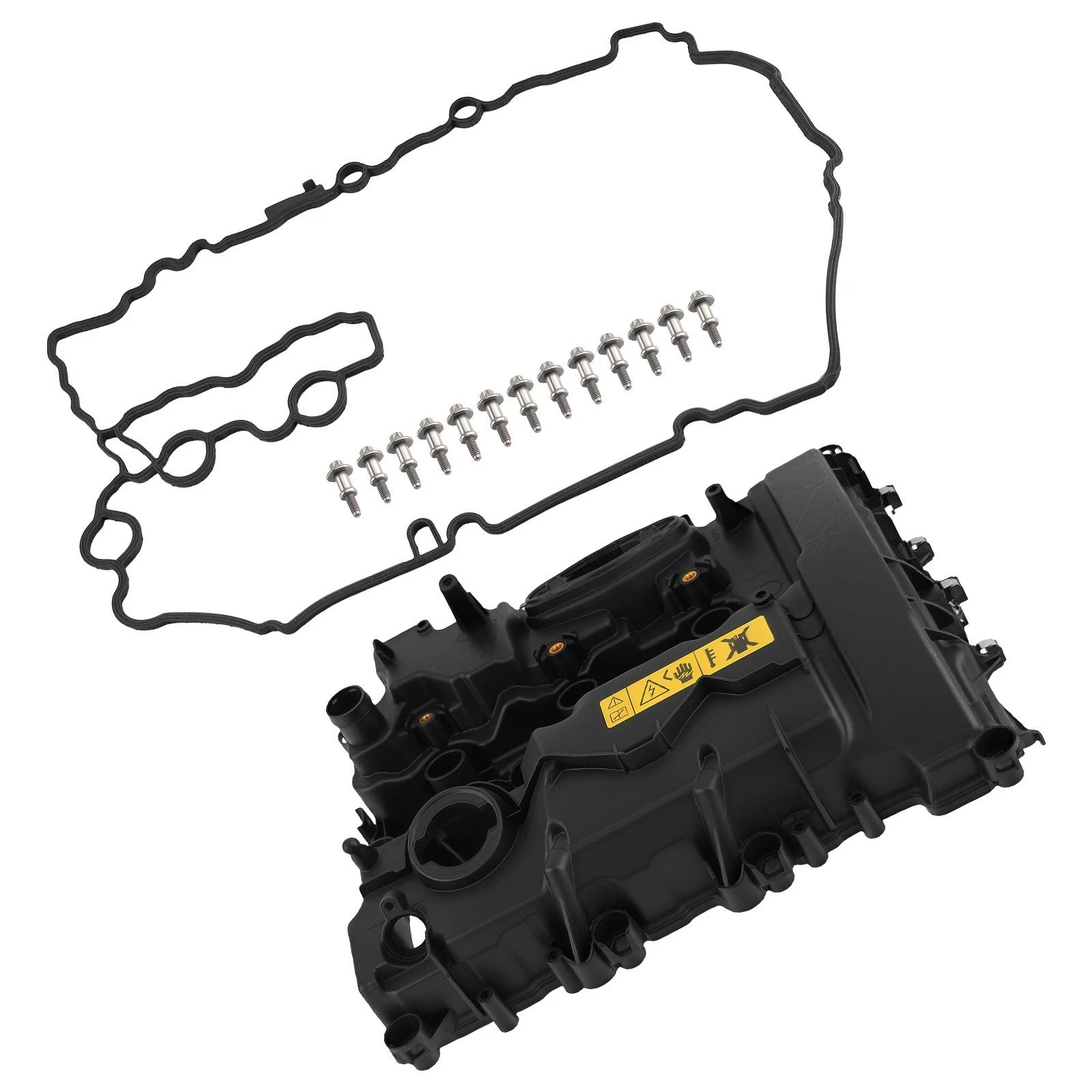 Black Valve Cover for Mini Cooper F54 F55 F60 1.5L (2014–2023) 11127611277