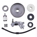 Complete Oiling Set for Chainsaws (Clutch Drum, Sprocket, Rim, Fuel Filter)