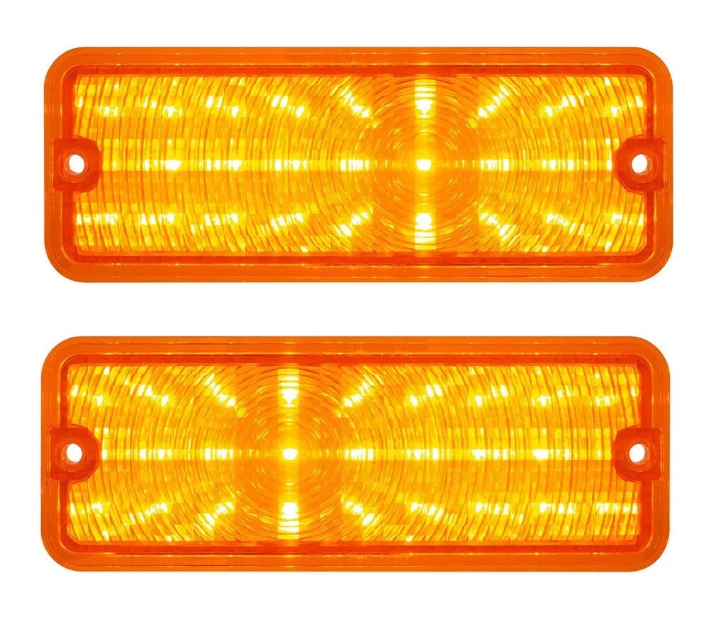 Amber LED Parking Lights Replacement for 1973–1977 Ford Pickup Truck