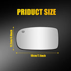 Driver Side Mirror Glass for Dodge Charger (2011–2021) - Heated