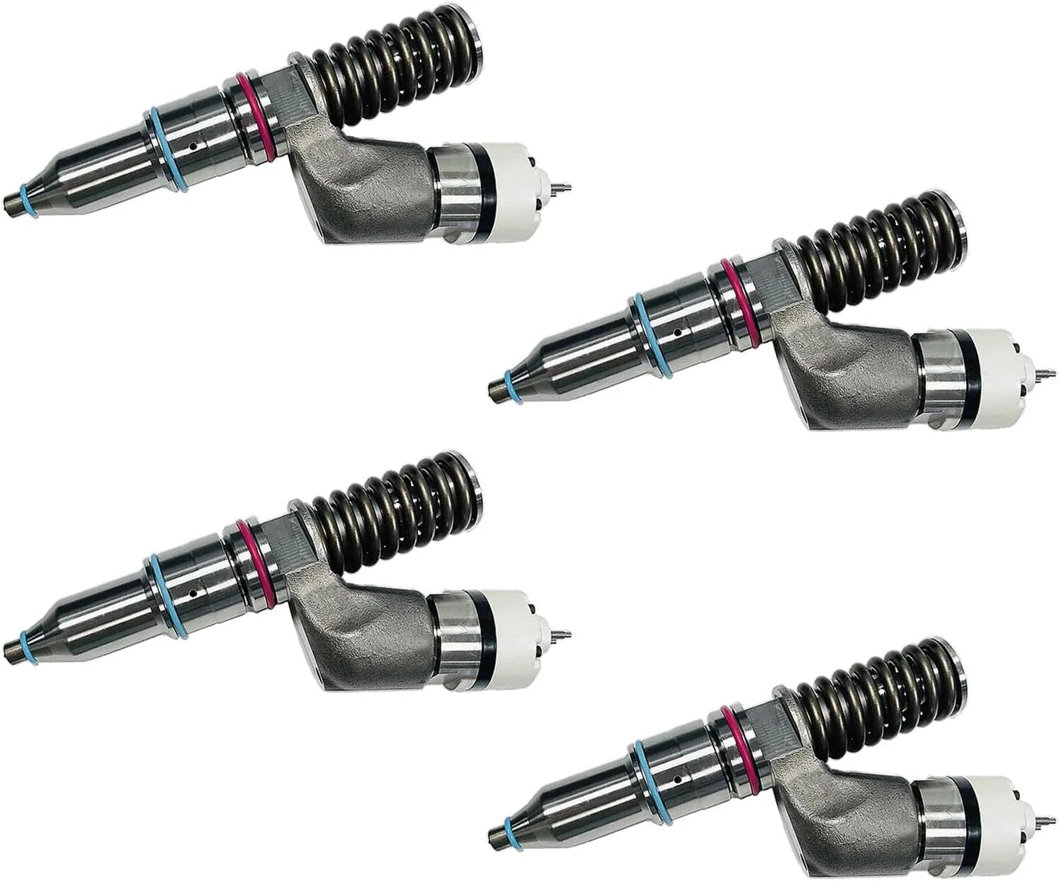 Set of 4 Fuel Injectors 2490712 249-0712 for Caterpillar Cat C11 C13 (Diesel)