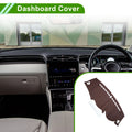 Dashboard Cover for Hyundai ix35 Tucson (2010–2015) Dash Mat Carpet Brown