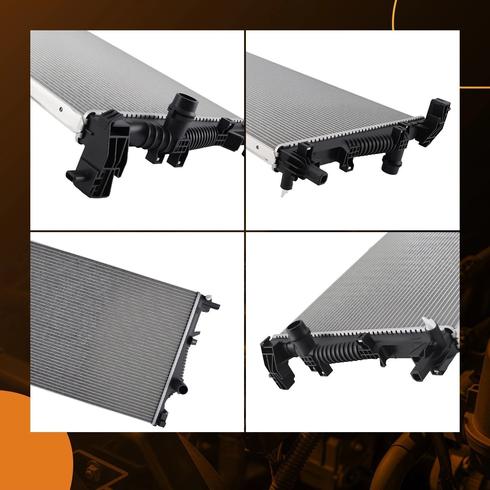 Aluminum Core Radiator for Jeep Cherokee (2014-2018)