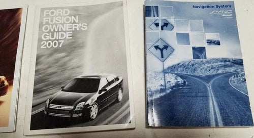 Factory Owners Manual Set for Ford Fusion (2007) OEM No Case