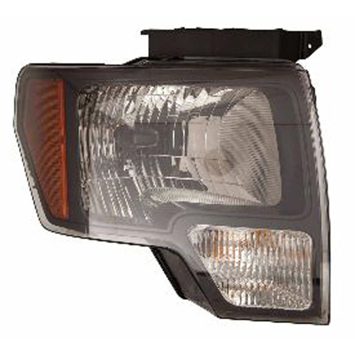 Replacement Black/Smoked Passenger Side Head Light Assembly-See Compatible Chart
