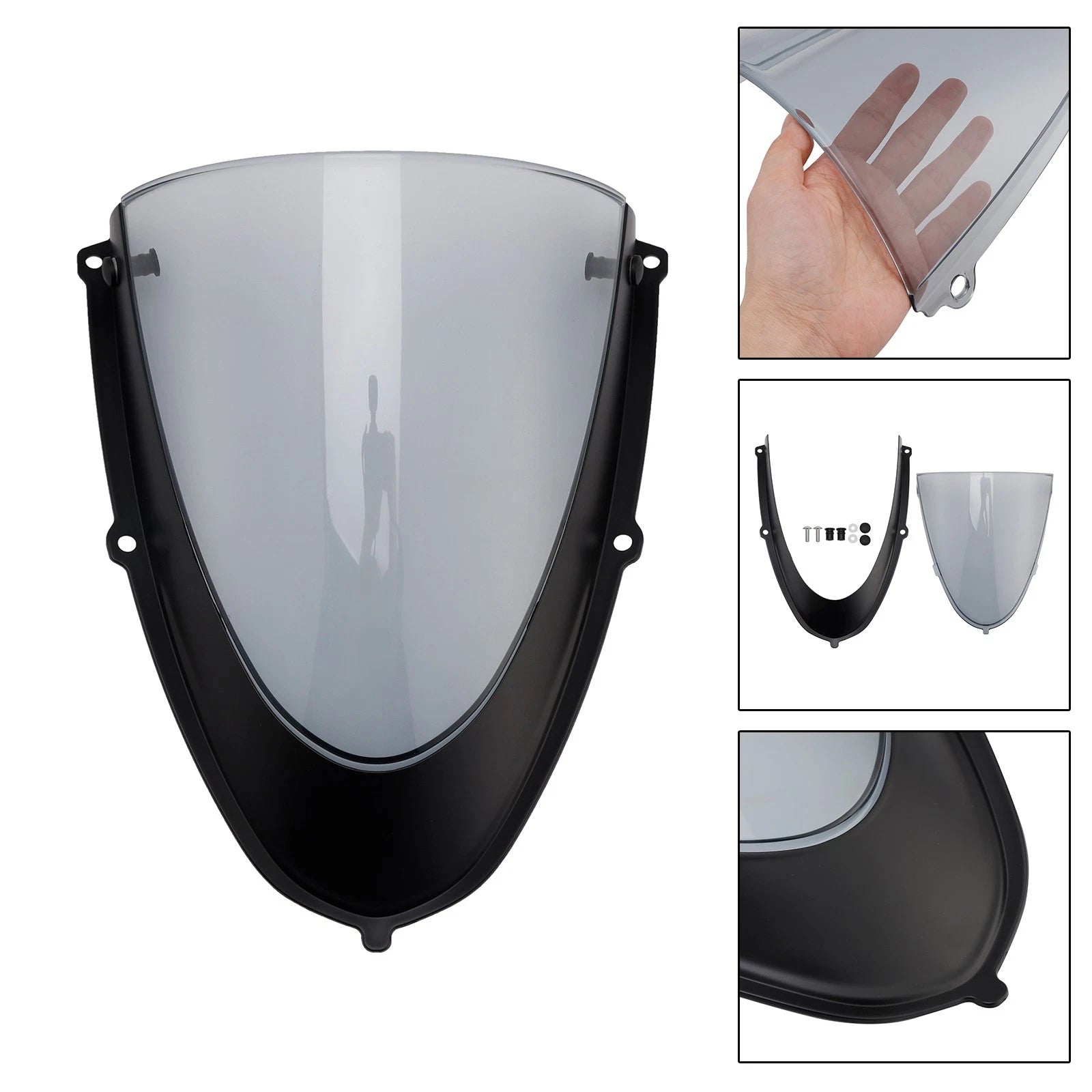 Headlight Fairing Windshield for Aprilia RS 660 (2020–2024) Matt Black Gray