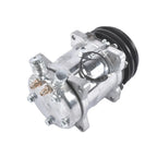 A/C Compressor for Sanden 508 Style V-Belt (12V, Chrome)