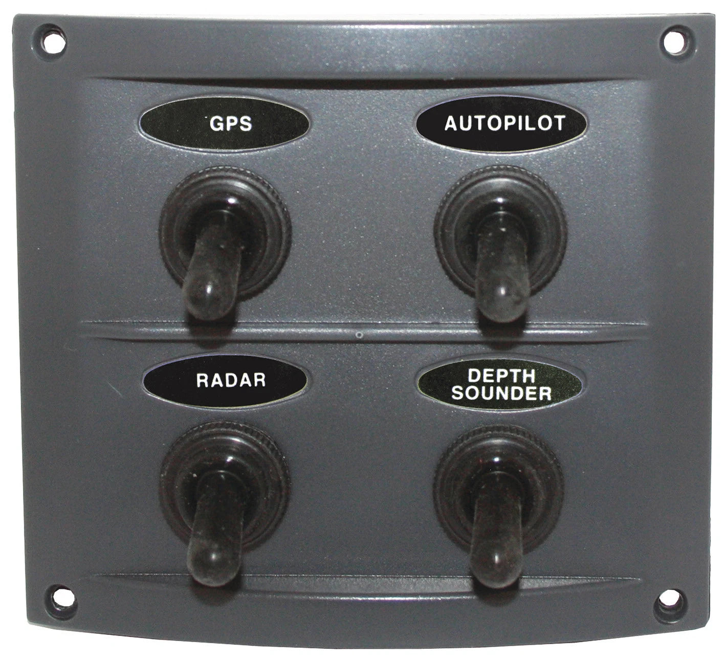 4 Switch Panel for Marine RWB2090 (12V & 24V) 95mm x 105mm Splashproof