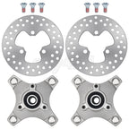 2X Front Wheel Hubs & Brake Disc Rotor for Honda Sportrax 400 TRX400EX (2002–2008)