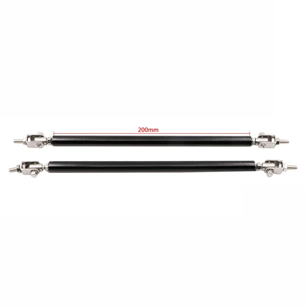 2X Front Lip Splitter Reinforcement Rods for - 20cm Stainless Steel