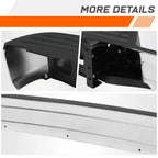 Set of 4 Tape-on Window Visors for Dodge Ram 1500 2500 3500 (2002–2009)