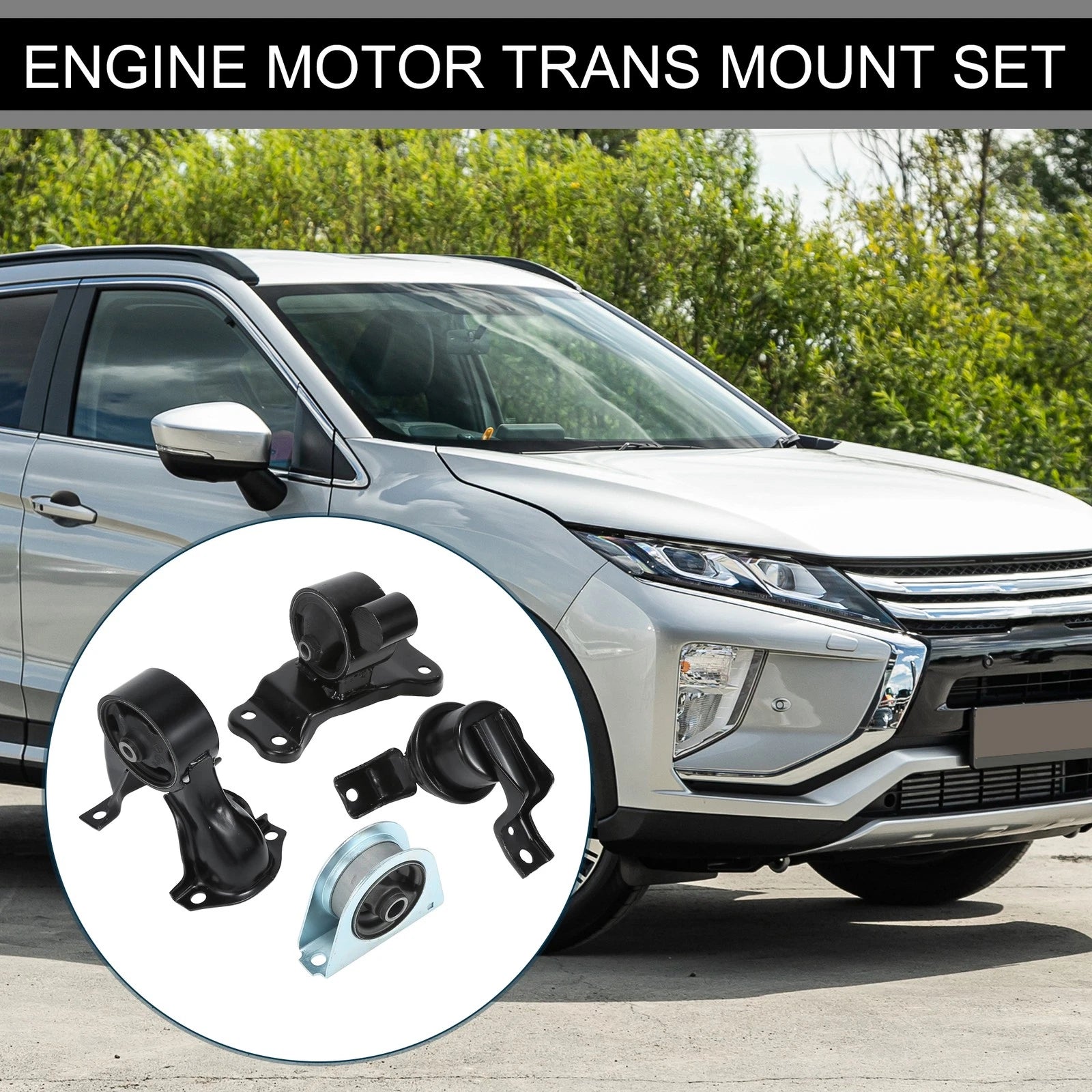 Engine Motor Trans Mount Set for Mitsubishi Lancer 2.0L (2002–2007)