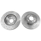 Front Drilled Slotted Disc Brake Rotors for BF FG XR6 XR8 (2005-2013)