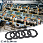 Set of 5 Oil Seal Rotary Shaft Seal NBR Rubber 63x85x10mm