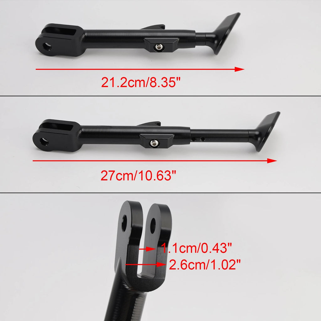 Adjustable Foot Side Stand Kickstand for Yamaha XSR900 (2022–2025), MT-09 (2024–2025)