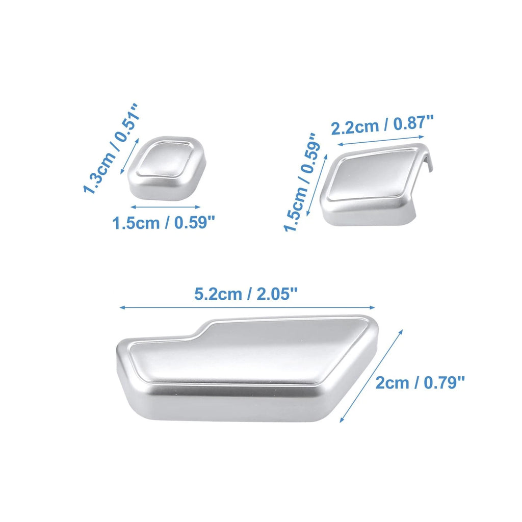 6 in 1 Seat Adjustment Switch Cover Set for Mercedes Benz GLK Class (2009–2015)