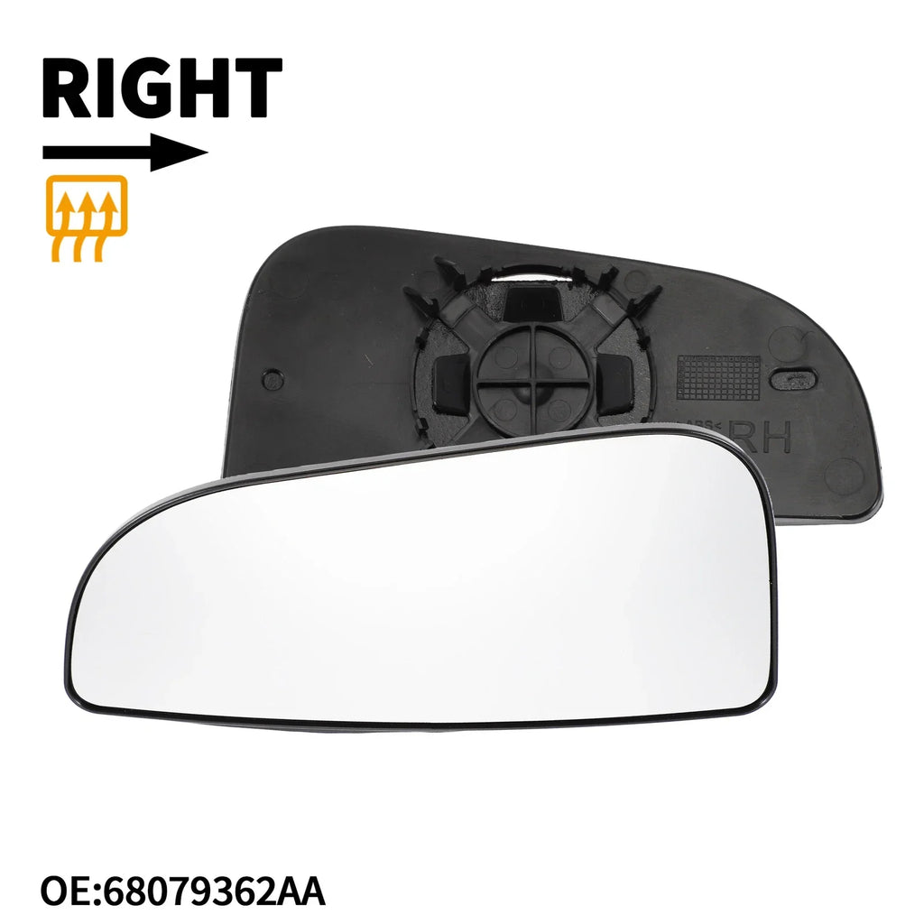 Right Mirror Glass Replacement for Dodge Ram 1500 (2010-2023)