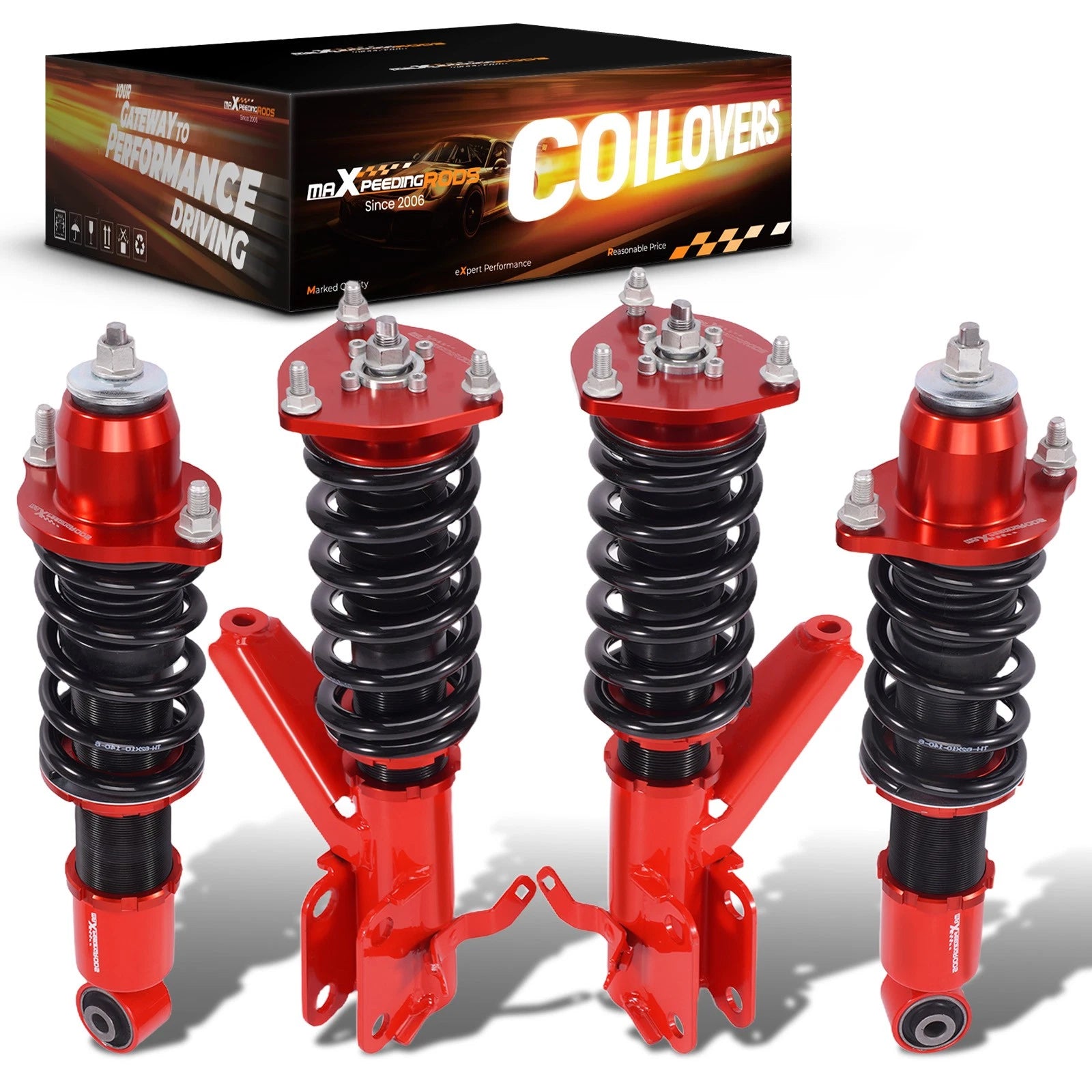 Full Coilovers Suspension Lowering Kit for Honda Civic (2001–2005)