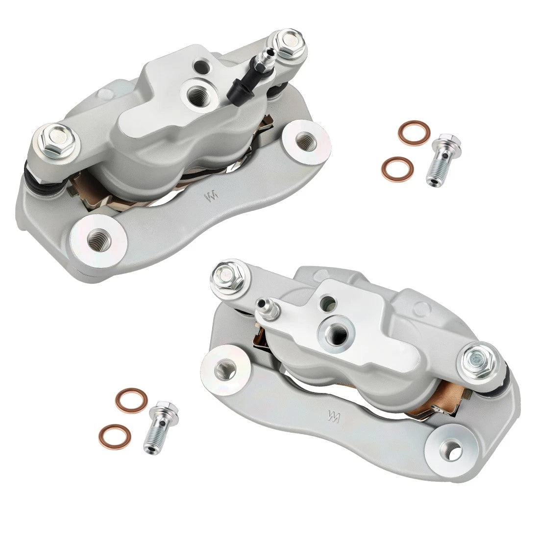 Rear Left + Right Brake Calipers w/Pads for Yamaha YXZ1000R (2016–2024) 2HC-2580V
