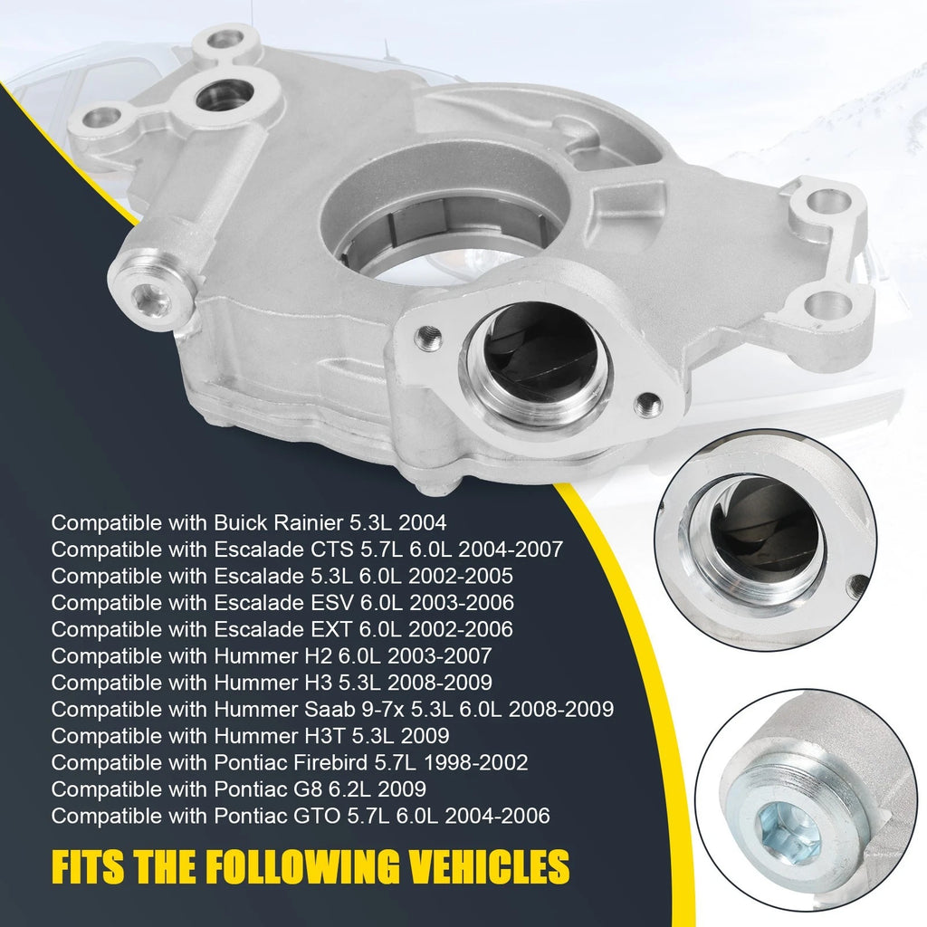 High Volume Oil Pump for Chevrolet GM 4.8L 5.3L 5.7L 6.0L (2000–2013)