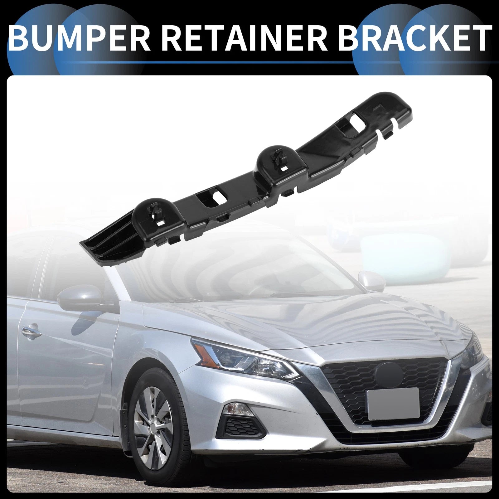 1 Pc Left Front Bumper Retainer Bracket No. 62221JA01A for Nissan Altima (2007–2012)