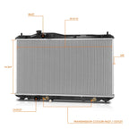 Aluminum Radiator for Chrysler 300M/Concorde V6 (1998–2004)