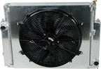 2 Row Radiator + 16" Fan Shroud + Relay for BMW E36 323i 325i 328i (1992–1999)