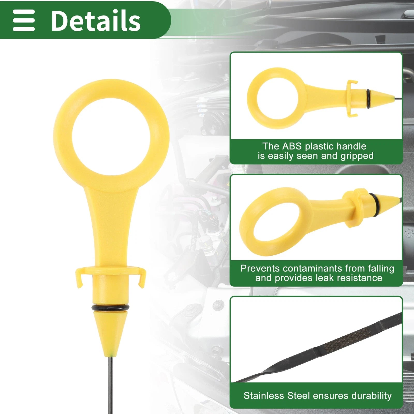 Engine Oil Dipstick No. 06K115611E for Volkswagen Beetle 2.0L L4 (2012–2013)