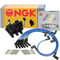 NGK DIS Ignition Coil Wires & 6 Laser Iridium Spark Plugs for Ford Mercury