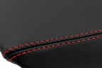 Leather Synthetic Console Armrest Cover for Ford Explorer (2011–2019) Red Stitch