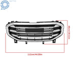 Front Bumper Grille for GMC Terrain SLT SLE (2018-2021) Black Chrome