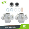 2X Pre-Assembled Galvanized Trailer Hub Kit for 3 (5 on 4.5)