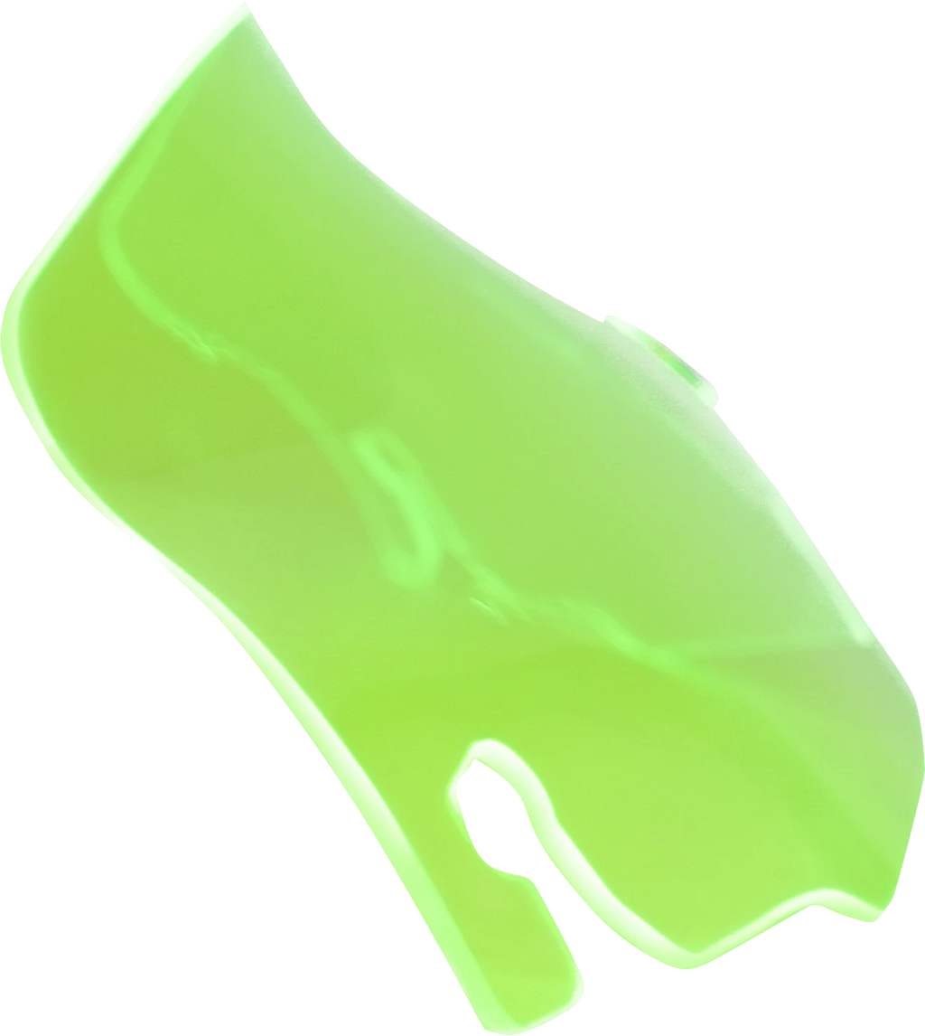 Klock Werks Kolor Flare Windshield 3.5" Green Ice for Harley Davidson (2014–2023)