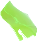 Klock Werks Kolor Flare Windshield 3.5" Green Ice for Harley Davidson (2014–2023)