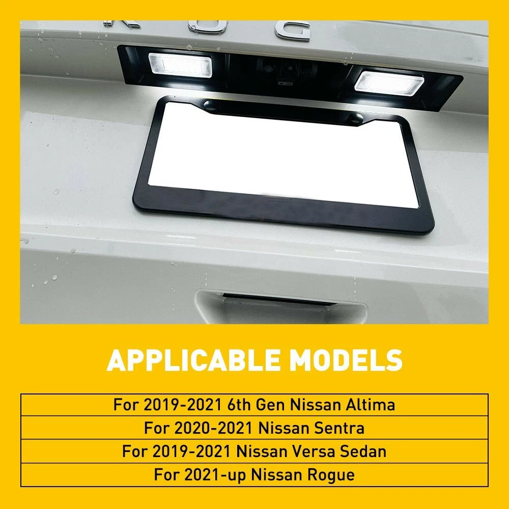 LED License Plate Light Assembly for Nissan Altima Sentra Versa Rogue (2020–2023)