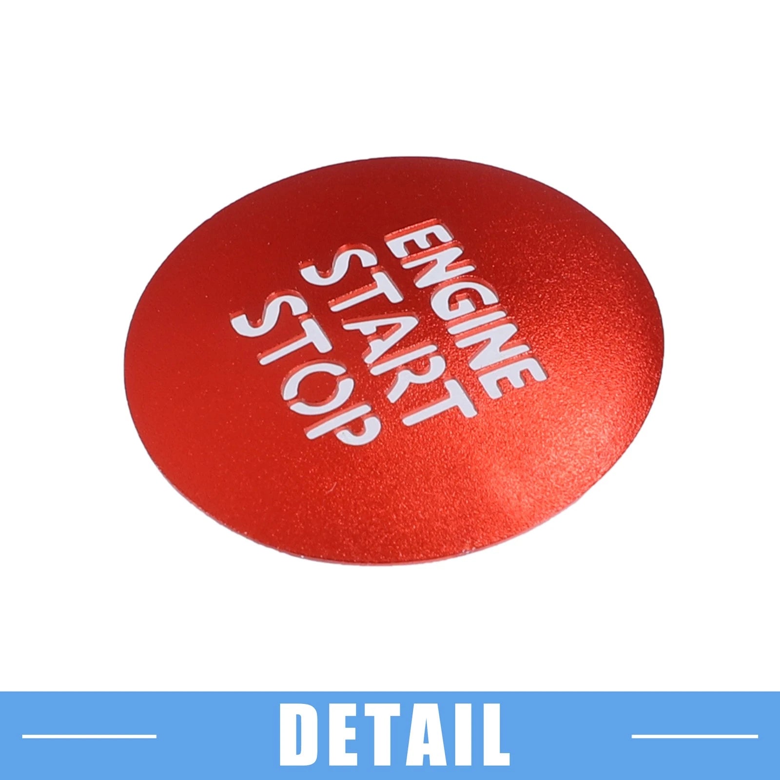 Engine Start Stop Ignition Button Cover Sticker for Toyota Tacoma (2016–2021) Red
